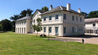 A picture of the Easthorpe School grounds on a sunny day